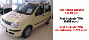 Fiat Panda Classic 1.2 69 CP -  7.779 euro cu tva