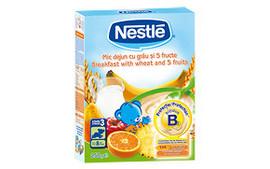 Nestle cu grau si 5 fructe 250g