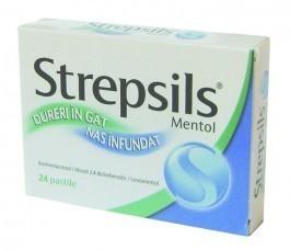 Strepsils Mentol x 24 tablete
