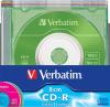 Cd-r verbatim 210mb 24x discuri colorate carcasa slim 5 bucati