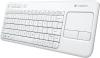 Tastatura logitech k400 fara fir, alb