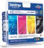 Brother lc1100hy cartus cerneala negru, cyan,