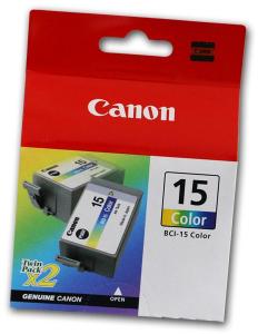 Canon BCI-15C cartus cerneala pachet dublu color 18ml, 100 pagini