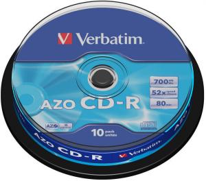 CD-R Verbatim 700MB 52x spindle 10 discuri