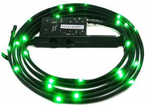 Kit lumini NZXT Sleeved LED Lighting verde