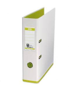 Biblioraft A4, plastifiat PP/PP, 80 mm, ELBA MyColour - alb/alb/verde deschis