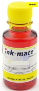 Ink-Mate CL-511 flacon refill cerneala galben Canon 200ml