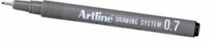 Marker pentru desen tehnic ARTLINE, varf fetru 0.7mm - negru
