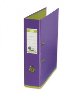 Biblioraft A4, plastifiat PP/PP, 80 mm, ELBA MyColour - violet deschis/verde deschis
