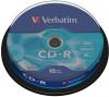 Cd-r verbatim 700mb 52x extra protection spindle 10 bucati