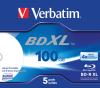 BD-R XL Verbatim 100 GB 4x  format lat, imprimabil cu cerneala carcasa 5 bucati
