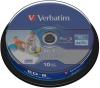 Bd-r sl verbatim datalife 25gb 6x wide inkjet printable spindle 10