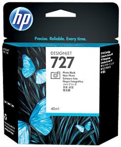 HP B3P17A (727) cartus cerneala negru foto 40ml