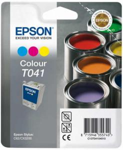 Epson C13T04104010 (T041) cartus cerneala color 37ml