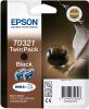 Epson C13T03214210 (T0321) cartus cerneala pachet dublu negru 66ml
