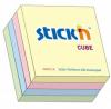 Cub notes autoadeziv 76 x 76 mm, 400 file, stick&quot;n - 4 culori