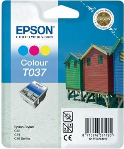 Epson C13T03704010 (T037) cartus cerneala color 25ml, 180 pagini