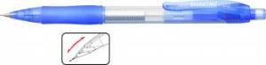 Creion mecanic PENAC Shaking, rubber grip, 0.5mm, varf metalic - corp transpatent albastru