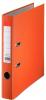 Biblioraft portocaliu plastifiat exterior PP margine metalica A4 50mm Optima Basic