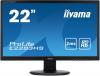 Monitor LED TN Iiyama Prolite E2283HS 21.5&quot; Full HD VGA DVI HDMI boxe integrate negru