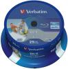 Bd-r sl lth verbatim 25gb 6x wide printabil spindle 25 bucati