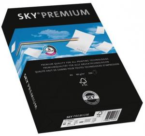 Hartie copiator alba A4 210 x 297mm 80gr/mp Sky Copy Premium 500 coli
