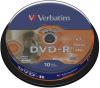 Dvd-r verbatim 4.7gb 16x lightscribe v1.2 spindle 10