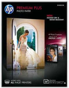 Hartie foto lucioasa HP Premium Plus,20 coli,13 x 18 cm