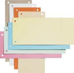 Separatoare carton pentru biblioraft, 190g/mp, 105 x 240 mm, 100/set, ELBA - albastru