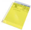 Folie de protectie documente color A4 10 folii/set 55 microni, ESSELTE - galben transparent