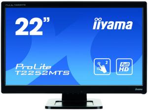 Monitor touchscreen LED TN Iiyama Prolite T2252MTS-B3 21.5&quot; Full HD DVI HDMI VGA boxe negru