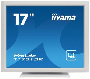 Monitor touchscreen LCD TN Iiyama T1731SR-W1 17&quot; DVI VGA boxe alb