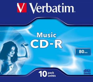 CD-R Audio Verbatim 700MB 16x carcasa 10 bucati