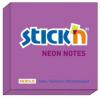Notes autoadeziv 76 x 76 mm, 100 file, stick&quot;n - mov neon