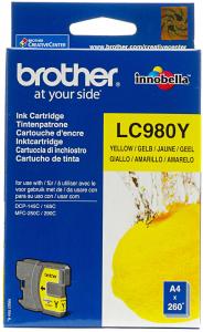 Brother LC980Y cartus cerneala galben 260 pagini