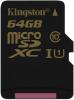 Card microSDXC Kingston 64GB Clasa 10 UHS I