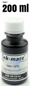 Ink-Mate C13T77414A (T7741) flacon refill cerneala pigment negru compatibil Epson 200ml