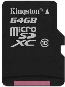 Card microSDXC Kingston 64GB Clasa 10
