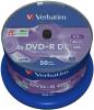 Dvdplusr verbatim 8.5gb 8x spindle 50 bucati