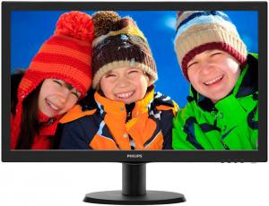 Monitor LED TN Philips 243V5LHAB 23.6&quot; Full HD 5ms VGA DVI HDMI boxe