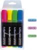 Textmarker artline 660, varf tesit 1.0-4.0mm, 4 culori/set