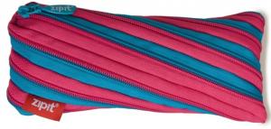 Penar cu fermoar, Bright Twister ZIP...IT - albastru/roz neon