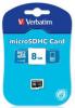 Card microsdhc verbatim 8gb clasa 4