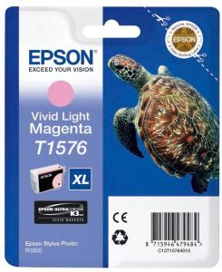 Epson C13T15764010 (T1576) cartus cerneala vivid magenta deschis 25.9ml