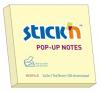 Notes autoadeziv 76 x 76 mm, 100 file, stick&quot;n pop-up - galben