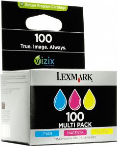 Lexmark 14N0849 (100) cartus cerneala return program cyan, magenta, galben 3 x 200 pagini