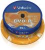 DVD-R Verbatim 4.7GB 16x spindle 25 bucati