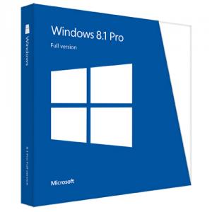 Sistem de operare Microsoft Windows 8.1 Pro, 32-bit / 64-bit, FPP retail DVD, romana