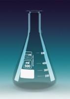 Pahar Erlenmeyer sticla, gat ingust - 500 ml