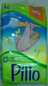 Scutece Pillo 3-6 kg 40 buc